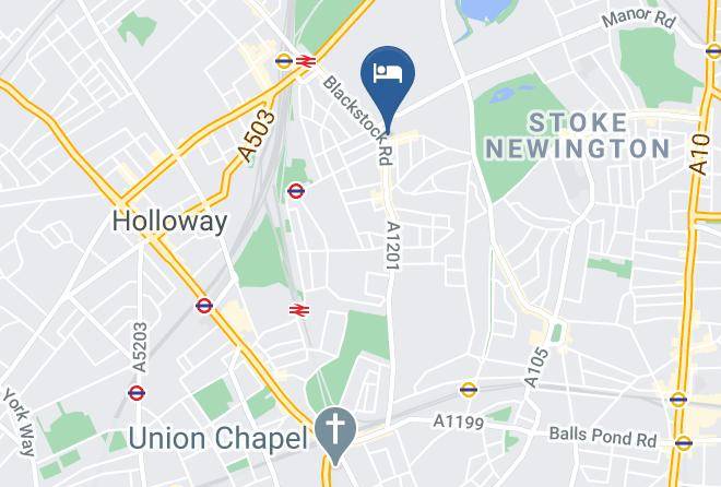 London - Arsenal Tavern Backpackers Maps