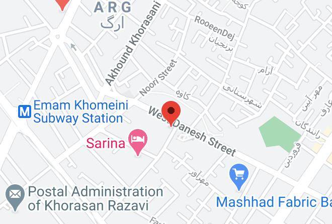 Birjand - Arsh Hotel Maps