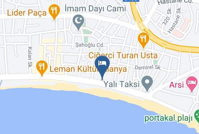 Alanya - Arsi Enfi City Beach Hotel Maps