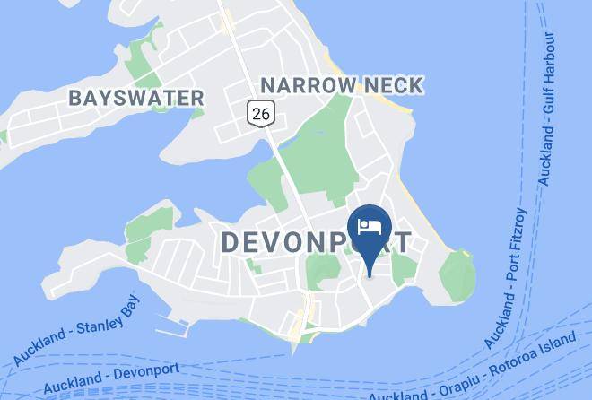 Auckland - Art Bnb Devonport Maps