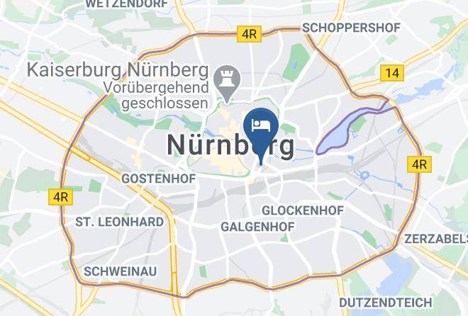 Nuremberg - Art & Business Hotel Nurnberg Maps