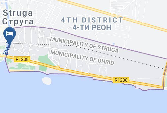 Struga - Art Caffe Theater River View Hotel Maps