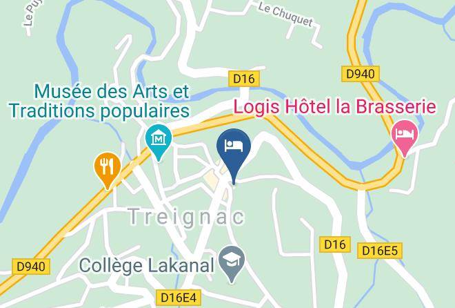 Correze - Art De Vivre Chambres D'hotes & Gites Maps