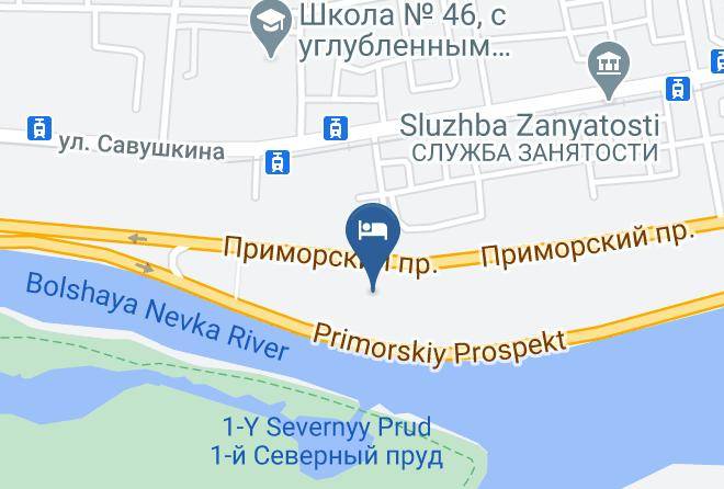 Saint Petersburg - Art Deco Primorskiy Maps
