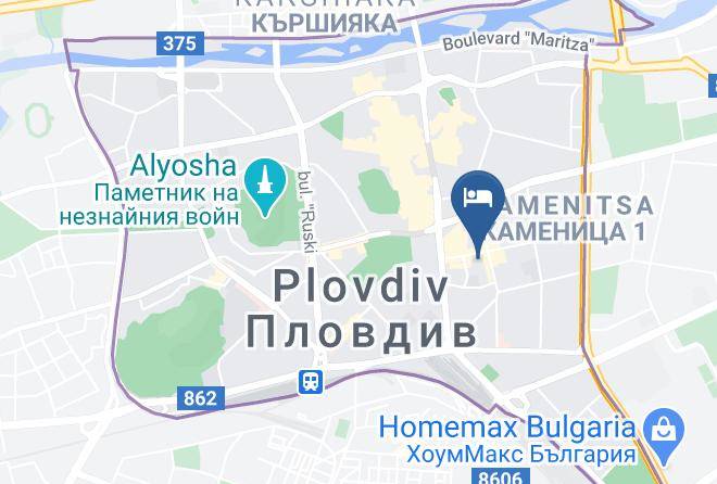 Plovdiv Kv Kamenitsa - Art Deco'stel Kokob Maps