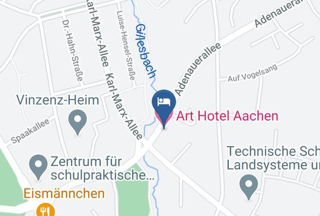 Aachen - Art Hotel Aachen Maps