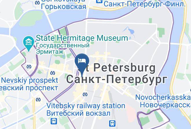 Saint Petersburg - Art Hotel Angel Maps