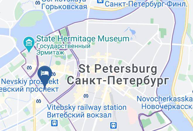 Saint Petersburg - Capsule Hotel De Lux Apraxinn Maps