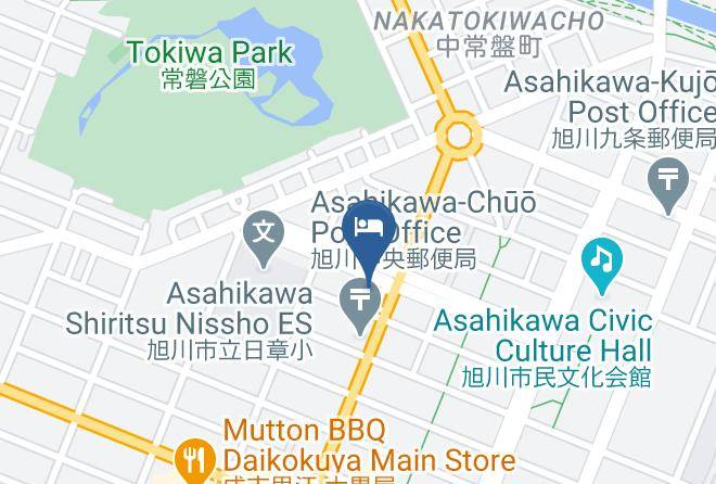 Asahikawa City - Art Hotel Asahikawa Maps