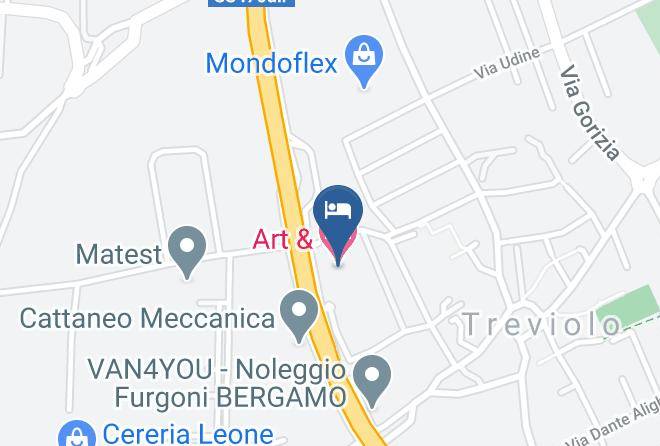 Bergamo - Art & Hotel Maps