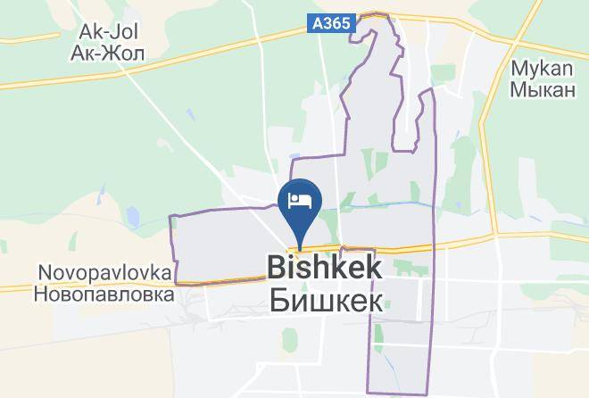 Bishkek - Art Hotel Bishkek Maps