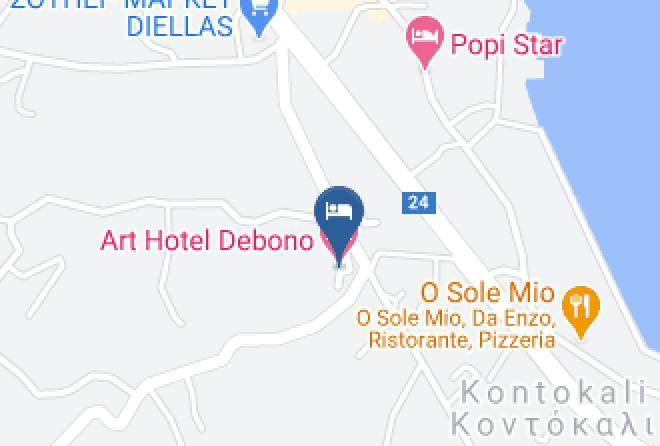 Kerkira - Art Hotel Debono Maps