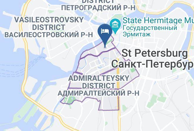 Saint Petersburg - Art Hotel Entree Maps