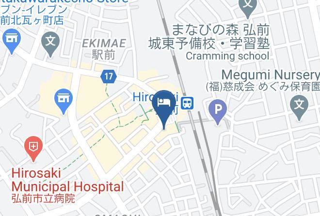 Hirosaki City - Art Hotel Hirosaki City Maps
