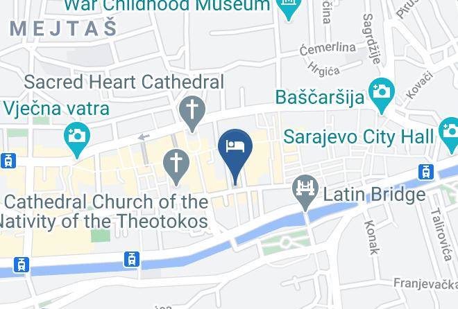 Sarajevo - Hotel Astra Maps