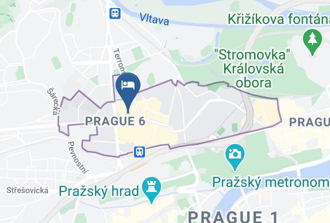 Prague - Art Hotel Meda Maps