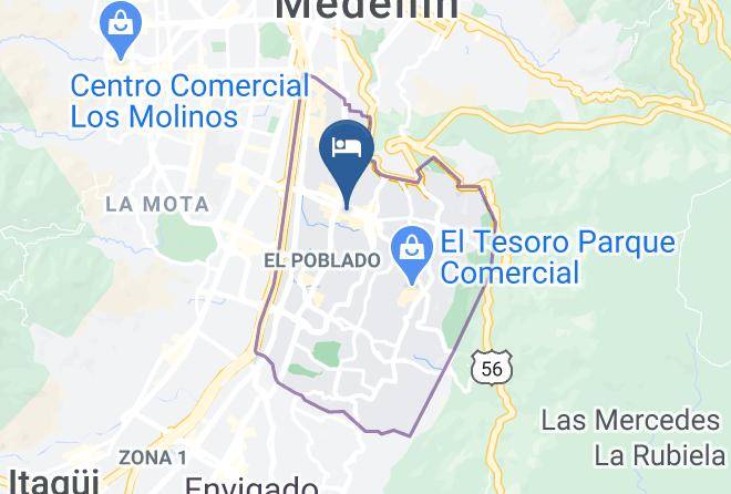 Medellin - Art Hotel Medellin Maps