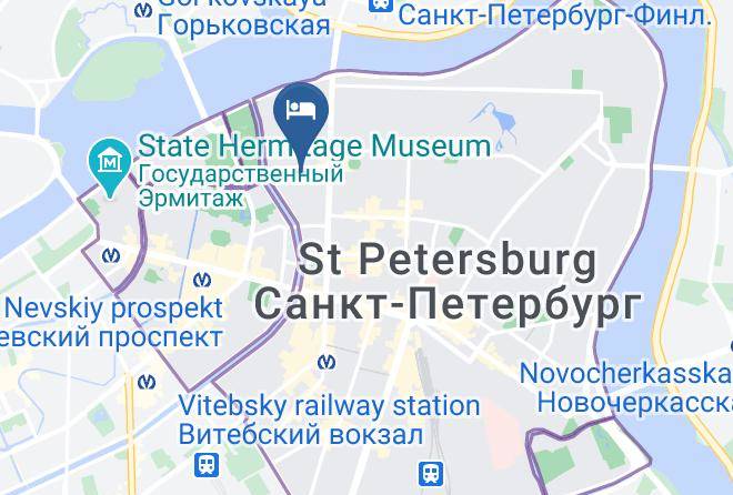 Saint Petersburg - Art Hotel Mokhovaya Maps