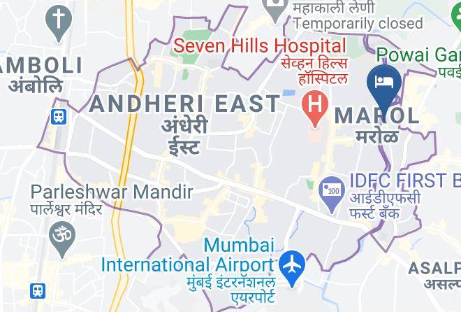 Mumbai - Art Hotel Mumbai Airport Maps