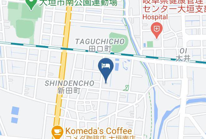 Ogaki City - Art Hotel Nagahama Maps