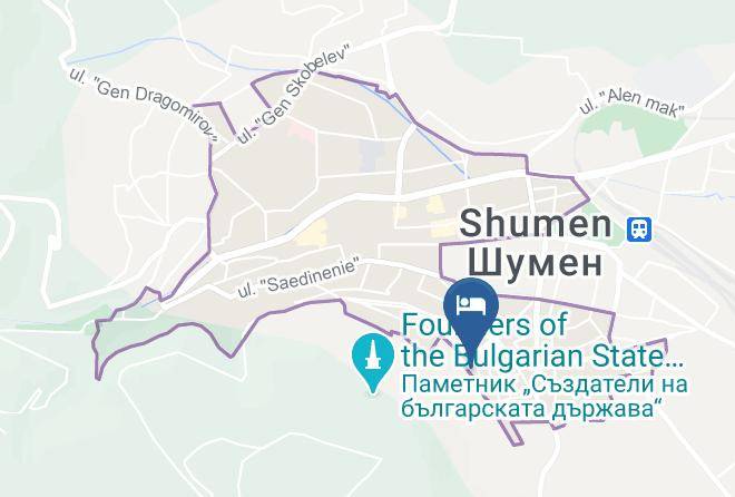 Shumen - Art Hotel Nirvana Maps