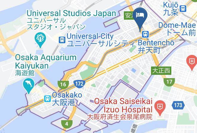 Art Hotel Osaka Bay Tower Map