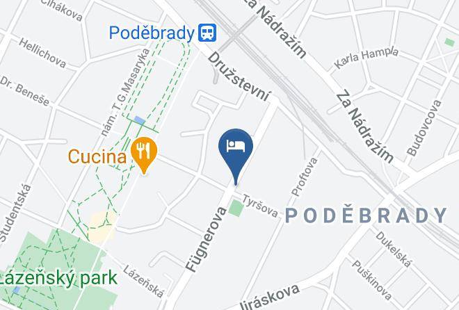 Nymburk - Art Hotel Podebrady Maps