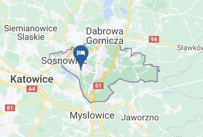 Sosnowiec - Art Hotel's Sosnowiec Maps