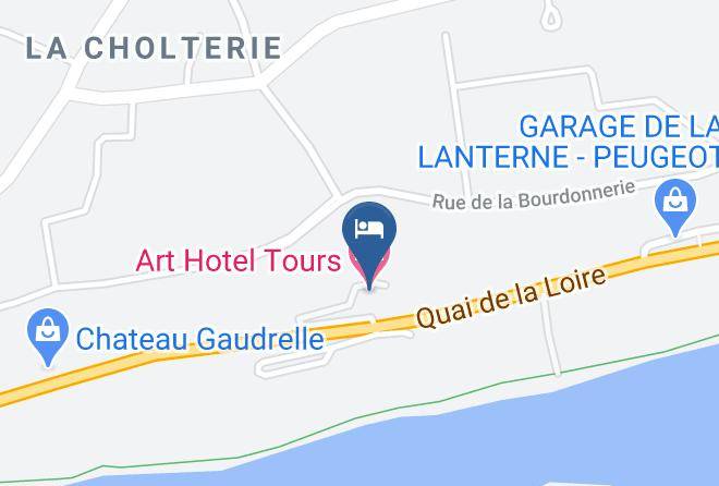 Indre Et Loire - Art Hotel Tours Maps