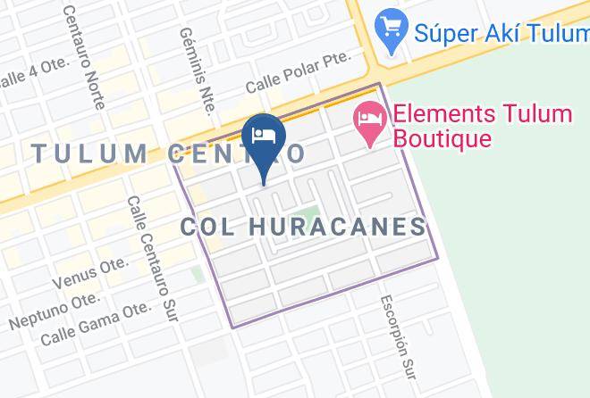 Tulum - Art Hotel Maps