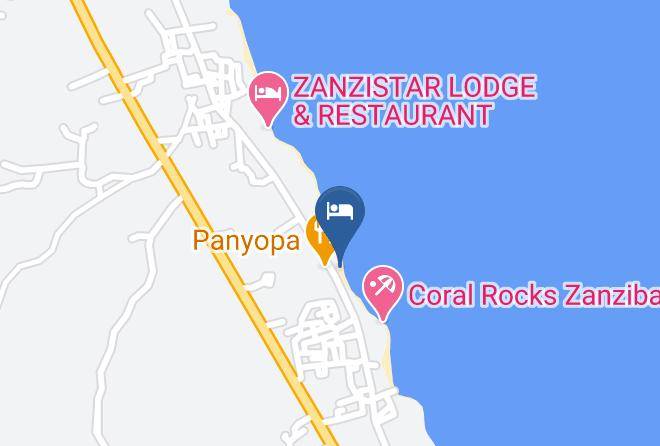 Art Hotel Zanzibar Map