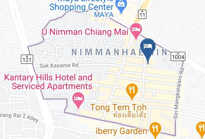 Amphoe Mueang Chiang Mai - Art Mai Gallery Hotel Chiang Mai Maps