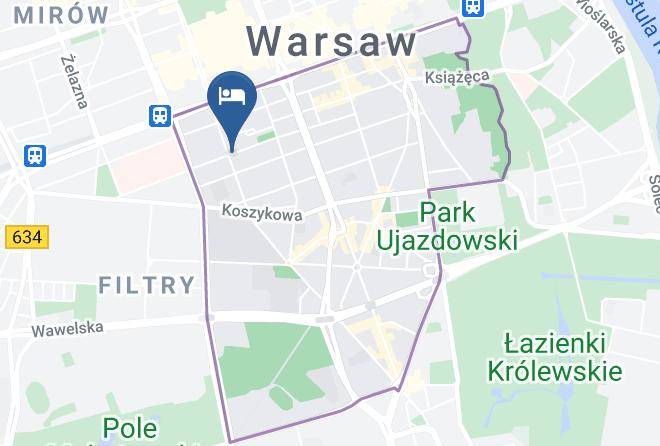 Warsaw - Art Modern City Centre Maps