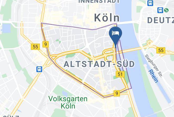 Cologne - Art'otel Cologne Maps