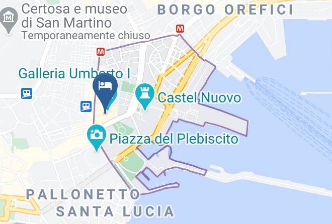 Naples - Hotel Art Resort Galleria Umberto Maps
