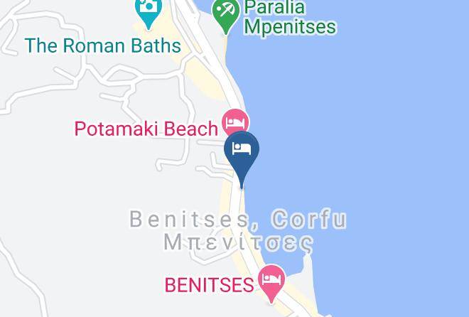 Kerkira - Art Studio Benitses Maps