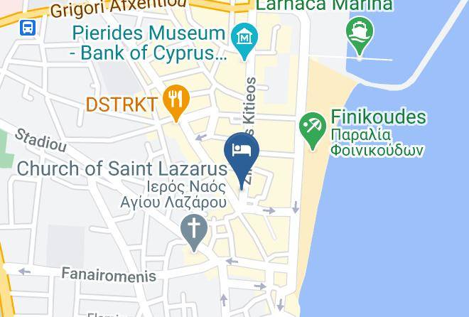 Larnaca - Art & Wine Studios And Apts Maps