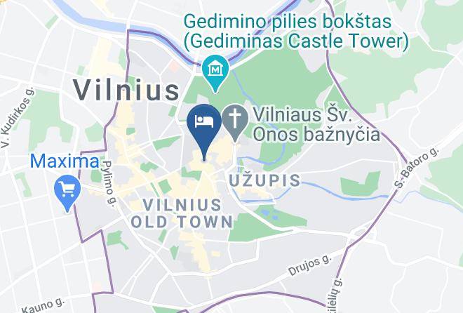 Vilnius - Artagonist Hotel Maps