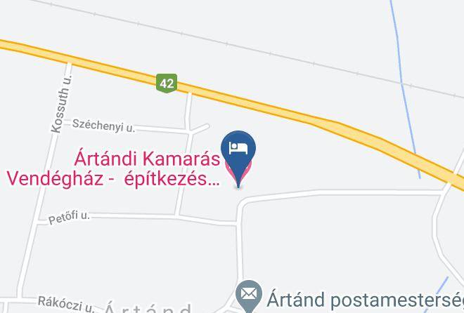Artand - Artandi Kamaras Vendeghaz Maps