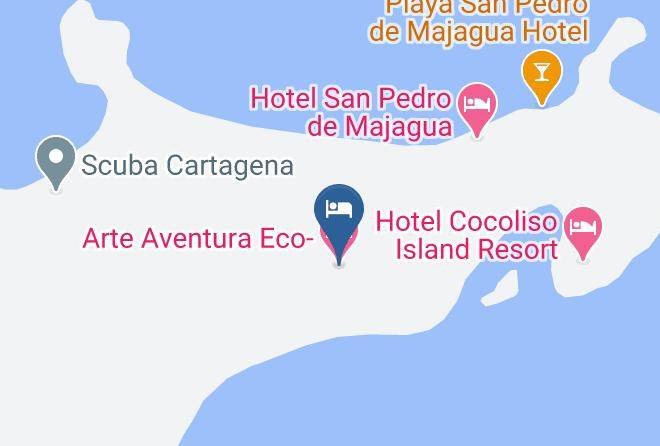 Cartagena De Indias - Arte Aventura Eco Hotel Maps