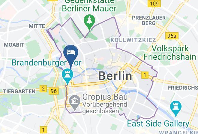 Stadt Berlin - Arte Luise Kunsthotel Maps