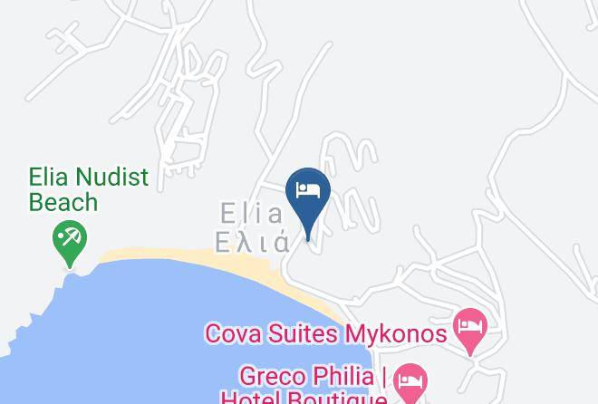 Mykonos - Arte & Mare Elia Mykonos Luxury Suites & Spa Maps