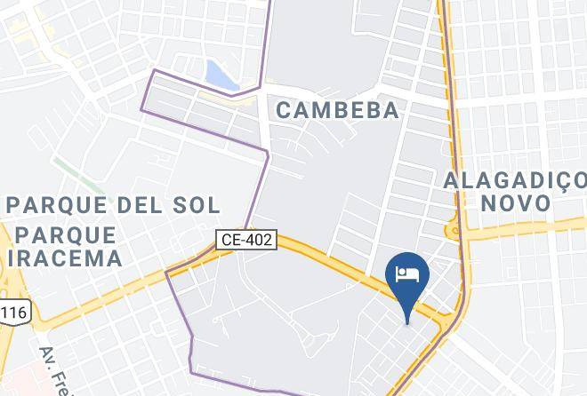 Fortaleza - Arte Motel Maps