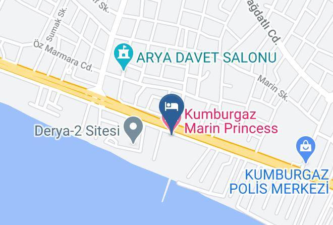 Buyukcekmece - Kumburgaz Marin Princess Hotel Maps