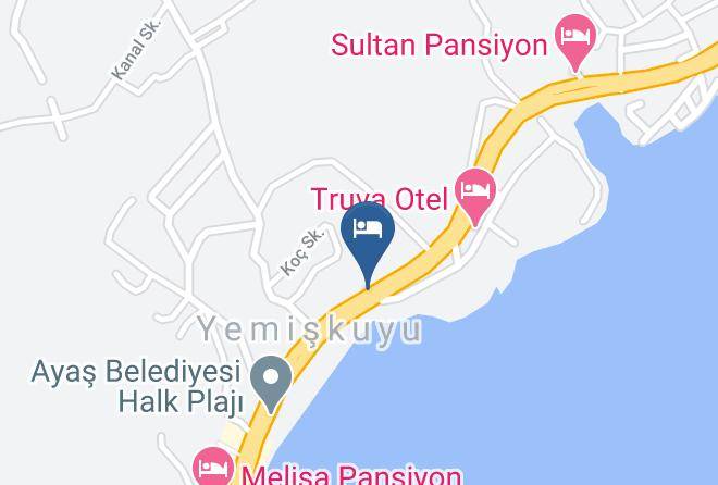 Erdemli - Artemis Motel Maps