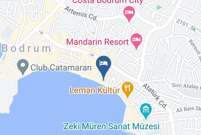 Bodrum - Artemis Otel Bar Maps
