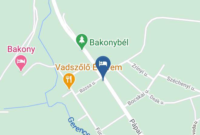 Bakonybel - Artemis Vendeghaz Maps