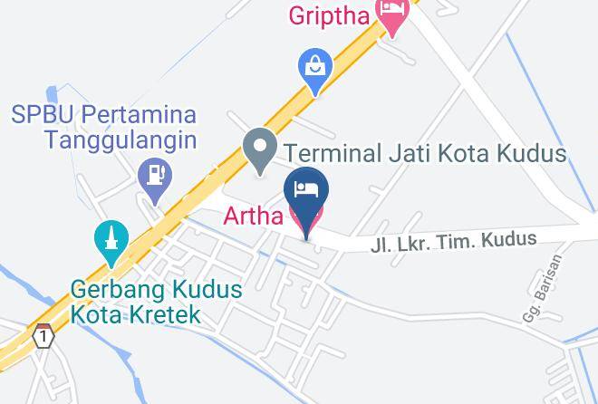 Artha Hotel Map