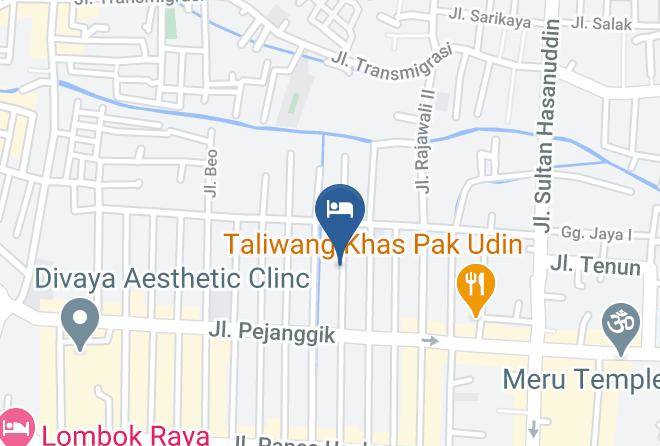 Kota Mataram - Artha Hotel Maps