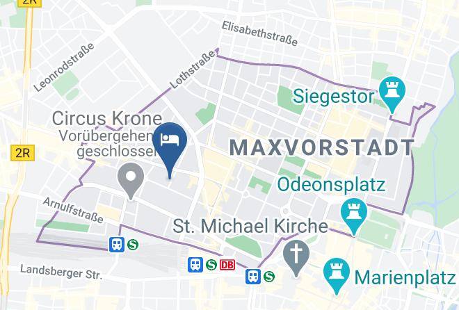 Munich District - Arthotel Ana Diva I Munchen Maps